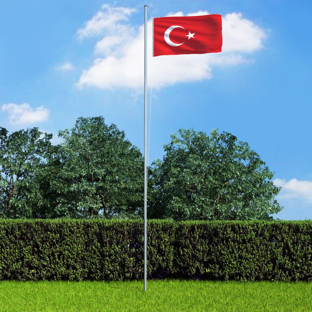 vidaXL Drapeau Turquie...