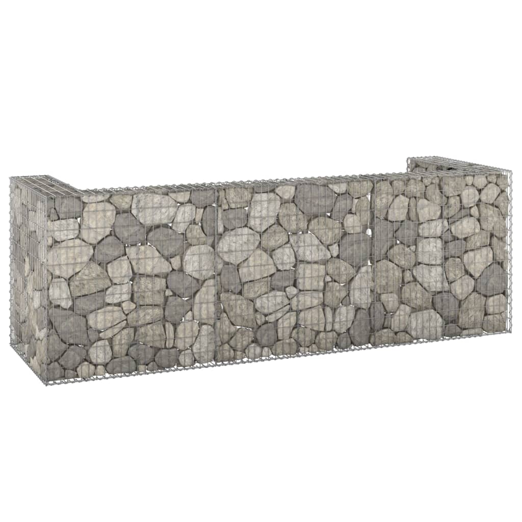 vidaXL Mur en gabion pour...