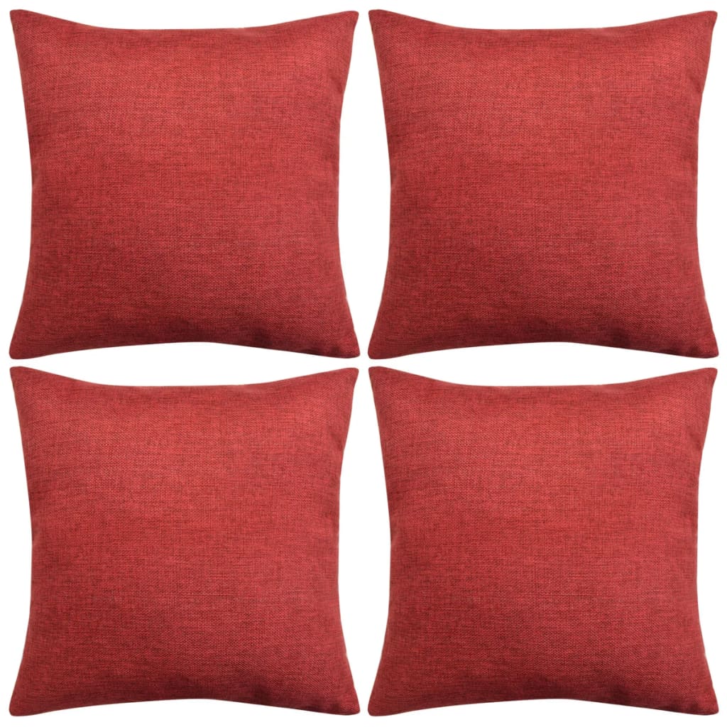 vidaXL Housses de coussin 4...