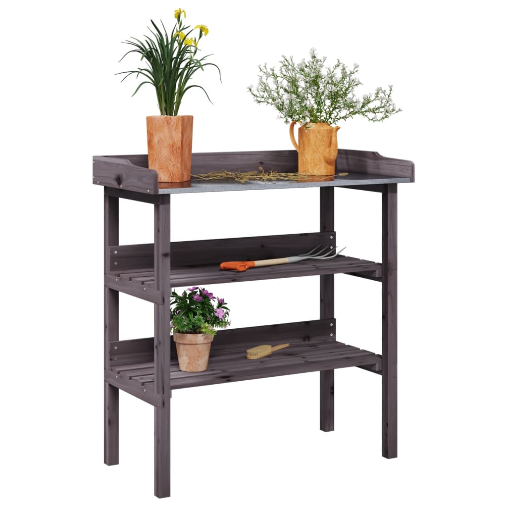 vidaXL Table à plantes avec...