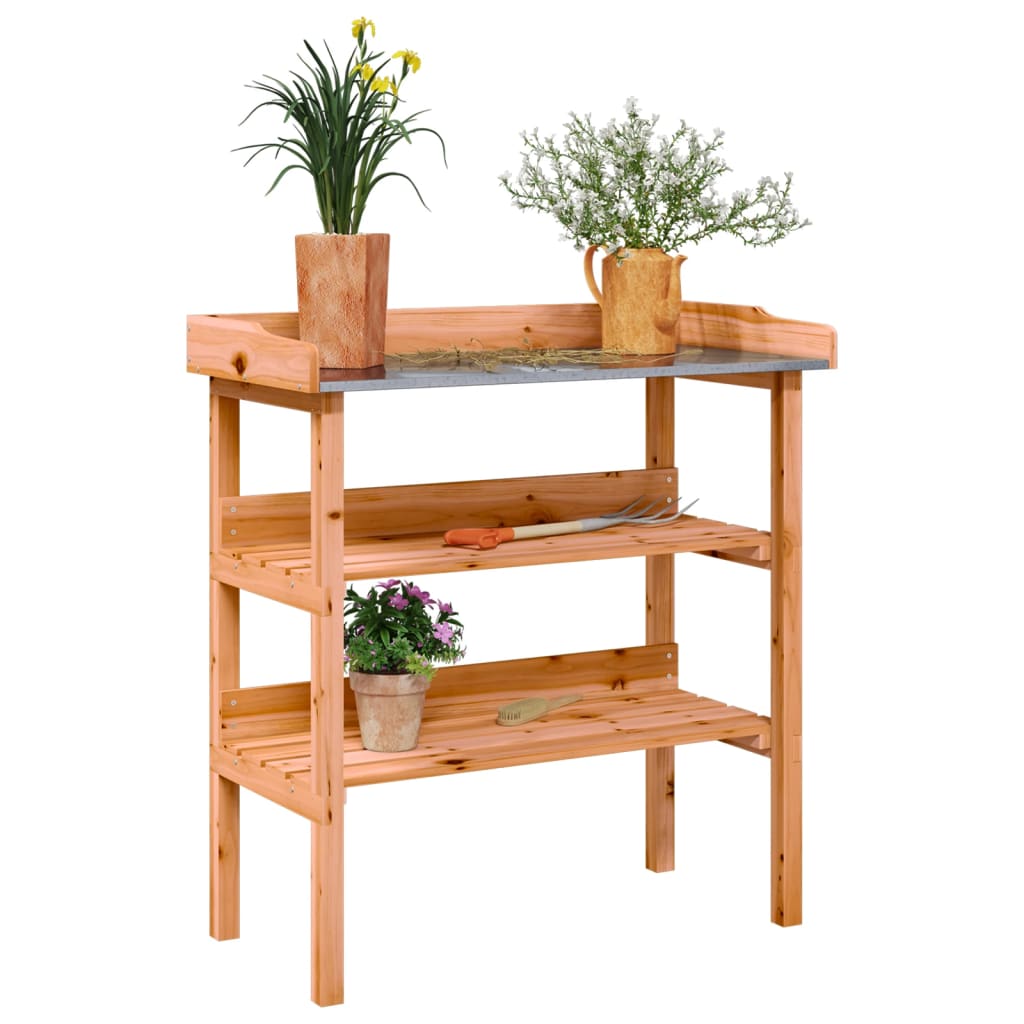 vidaXL Table à plantes avec...