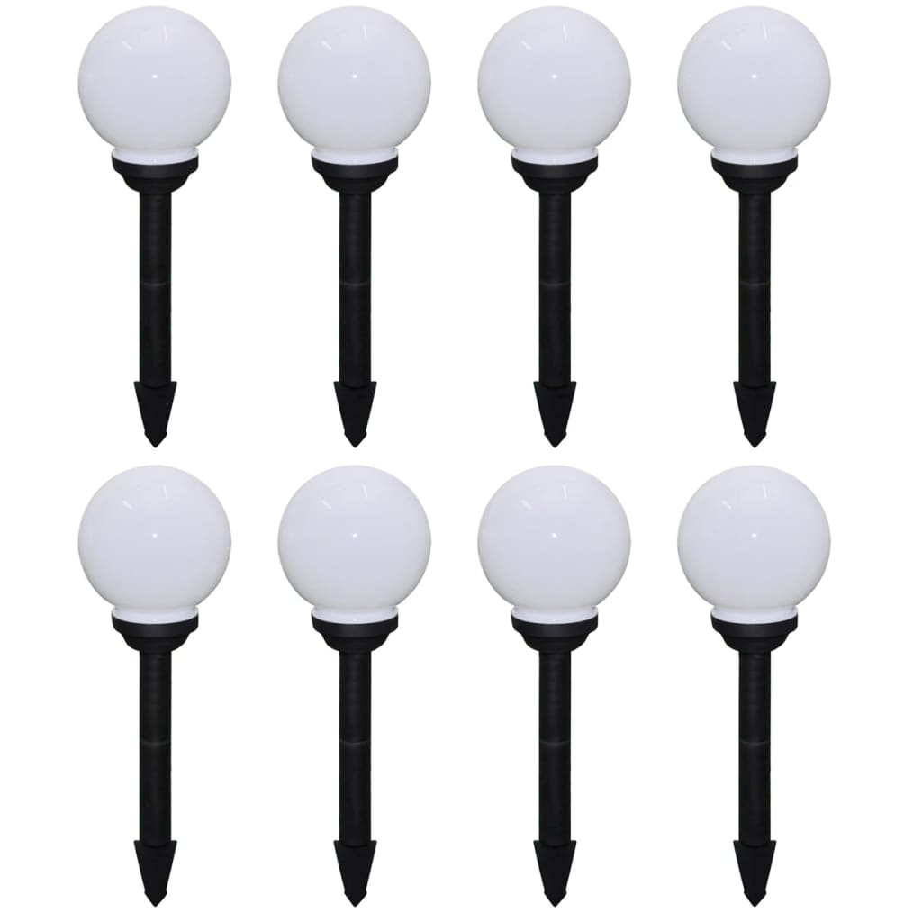 vidaXL 8 pcs Lampes d'allée...