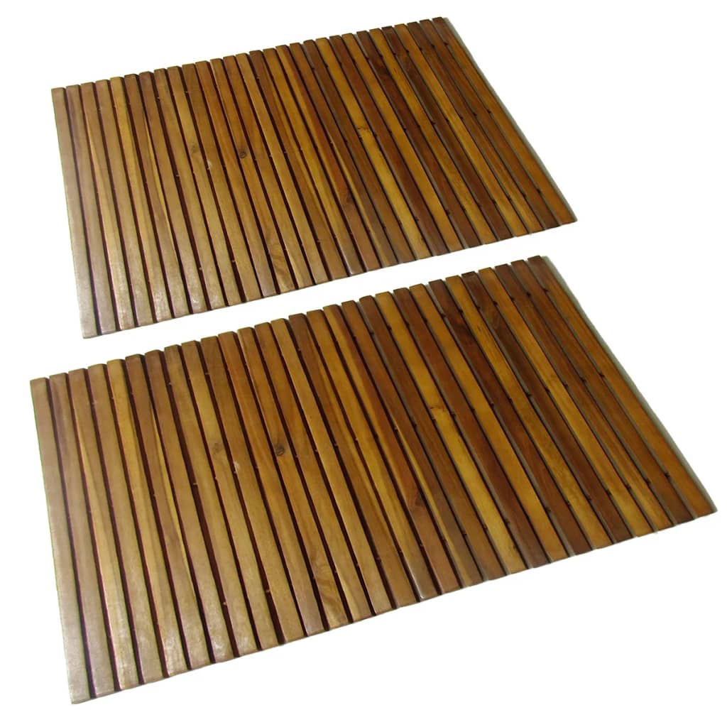 vidaXL Tapis de bain 2 pcs...