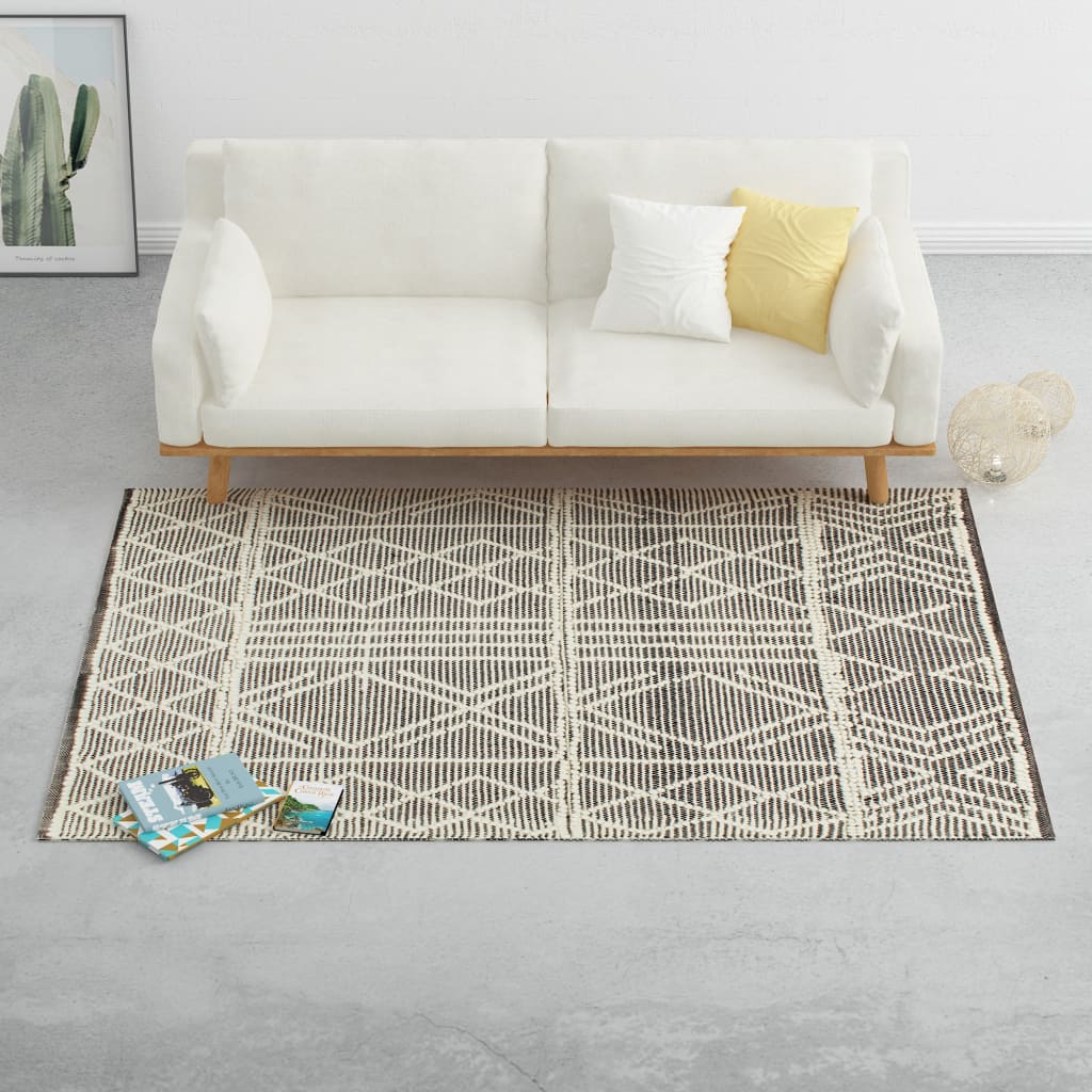 vidaXL Tapis en laine...