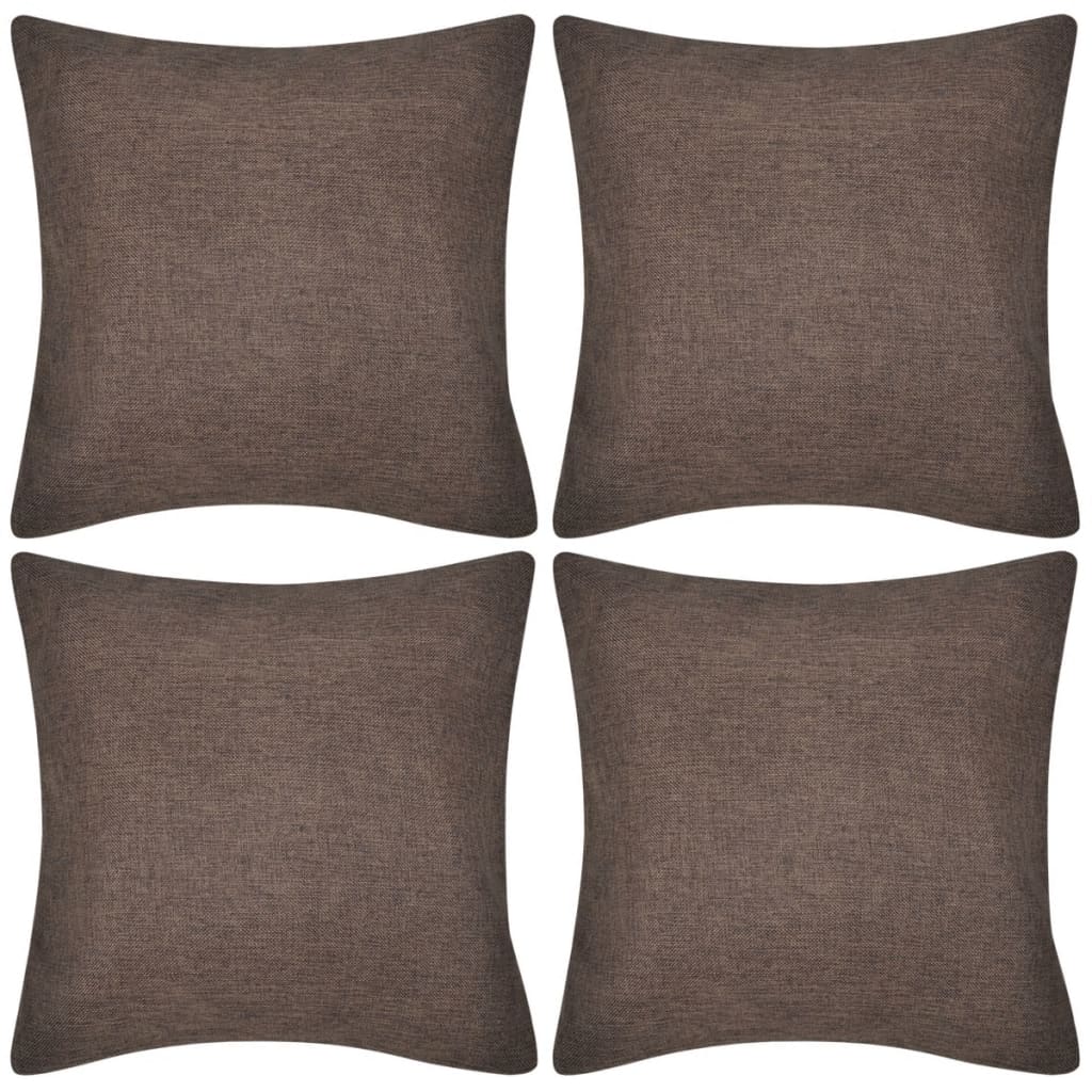 vidaXL Housses de coussin 4...