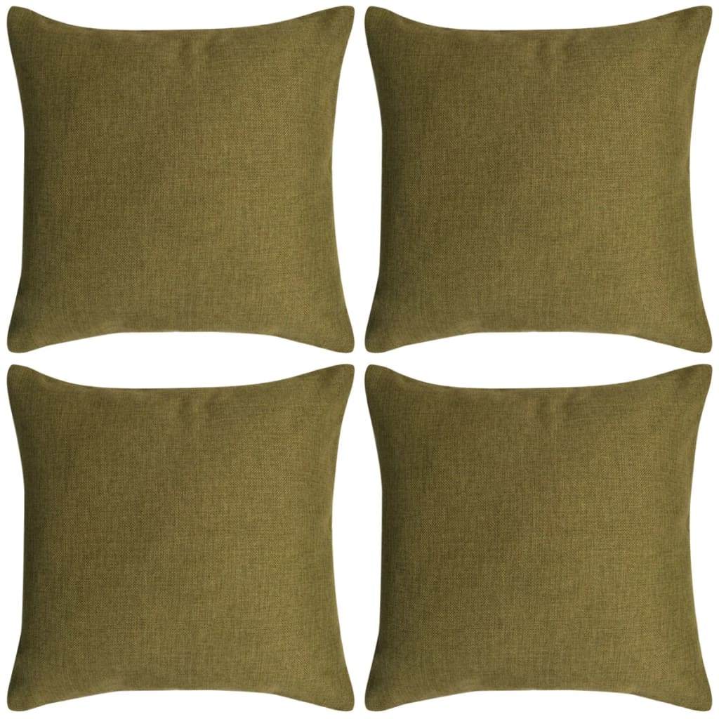 vidaXL Housses de coussin 4...